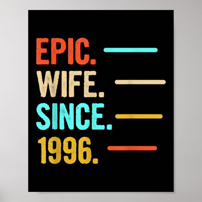 Póster Esposa Épica Desde 1996 (Frente)
