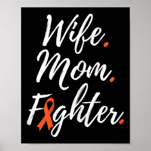 Póster Esposa Mamá Combatiendo Rsd Crps Conciencia
