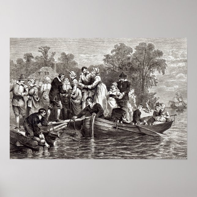 Póster Esposas para los colonos en Jamestown (Frente)