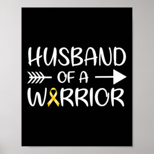 Póster Esposo de una guerra contra el cáncer infantil