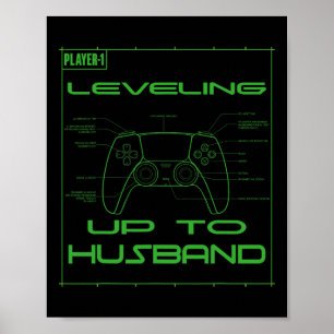 Póster Esposo Futuro Genial Para Hombres Chicos Novio Par