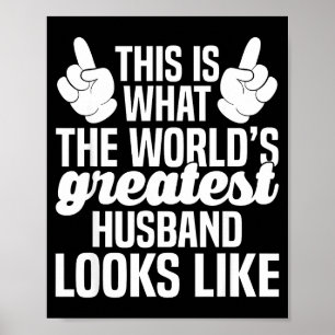 Póster Esposo más grande del mundo _ esposo alguna vez