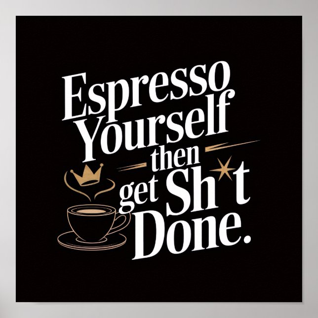 Póster Espresso (Frente)