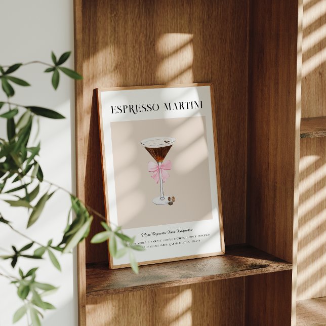 Póster Espresso Martini | Bebida característica para Desp (Subido por el creador)