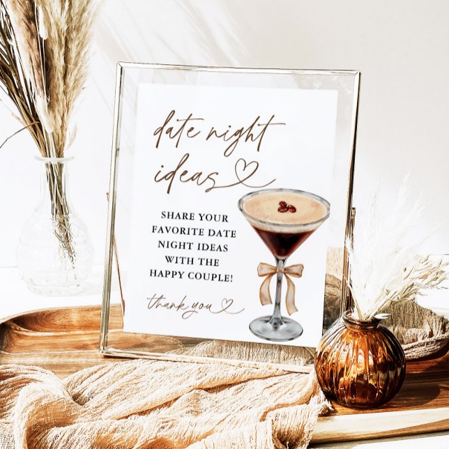 Póster Espresso Martini Fecha Noche Ideas Rótulo (Subido por el creador)