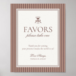 Póster Espresso Martini Love Brewing Wedding Favors Sign