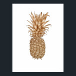 Póster Espresso Pineapple<br><div class="desc">Pineapple painted entirely with espresso coffee.</div>
