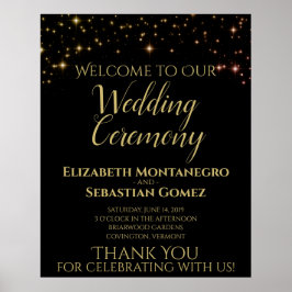 Póster Espuelas brillantes Bienvenidos a nuestro Rótulo B