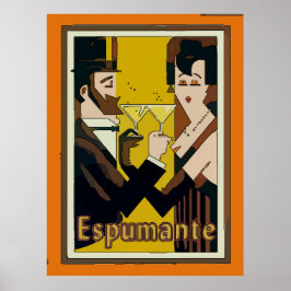 Póster Espumante, Vinos espumosos,