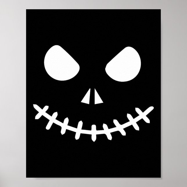 Póster Esqueleto de Halloween  (Frente)