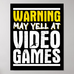 Póster Esqueleto de jugador jugando videojuegos
