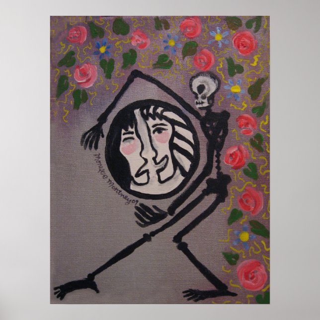 Póster Esqueleto de percepción (Frente)