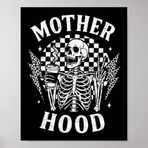 Póster Esqueleto Divertido Maternidad Vida Divertida de M