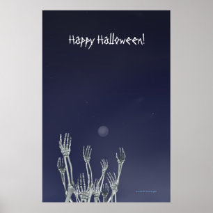 Póster Esqueletos - Poster de Halloween