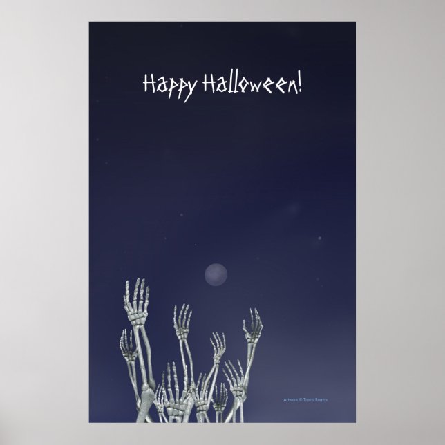 Póster Esqueletos - Poster de Halloween (Frente)