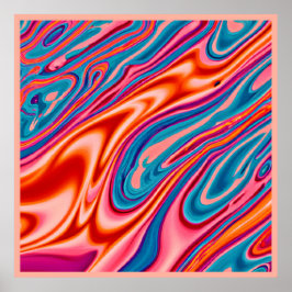 Póster Esquema de color artístico