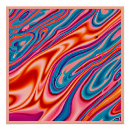 Póster Esquema de color artístico