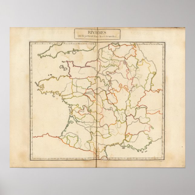 Póster Esquema de Reivers de Francia (Frente)