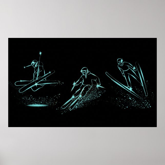 Póster Esquí 2 (Frente)