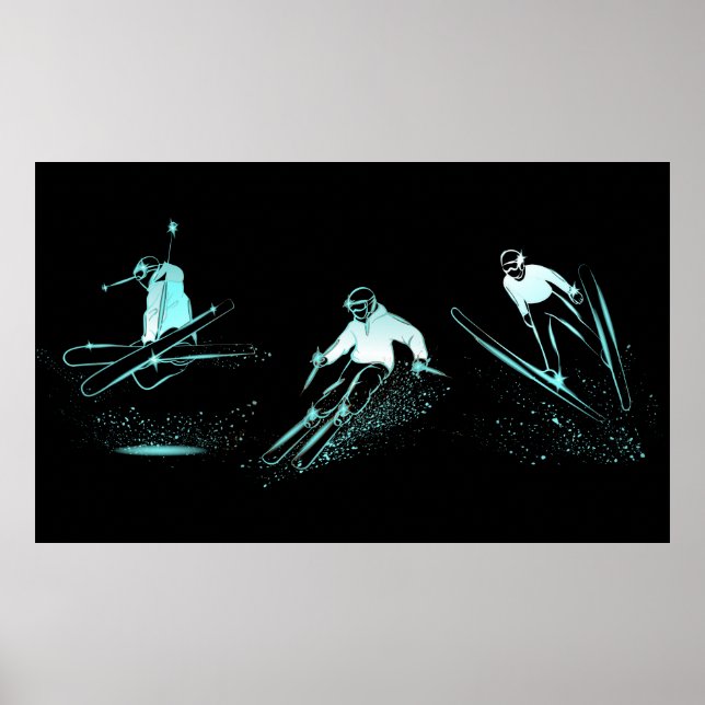 Póster Esquí 4 (Frente)
