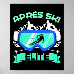 Póster Esquí Apres Elite Esquí Snowboard Ski Bunny Ski
