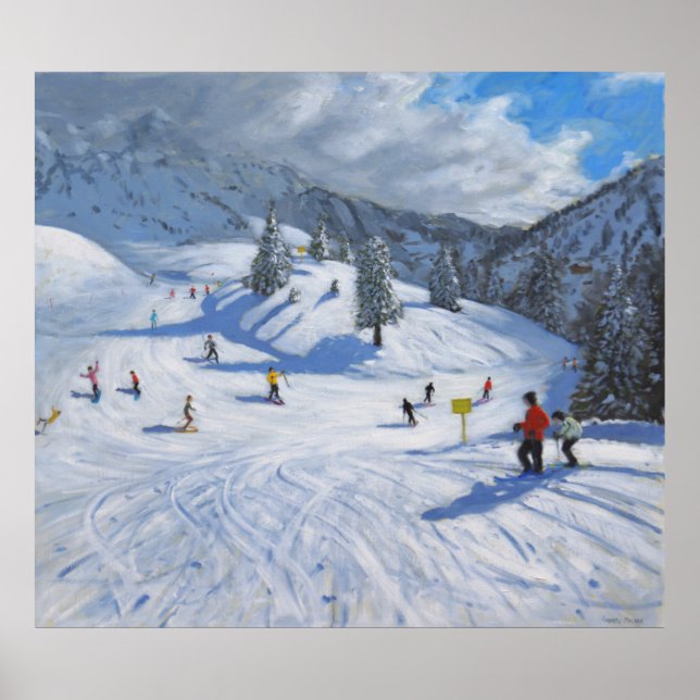 Póster Esquí de Kitzbhuel 2014 (Frente)