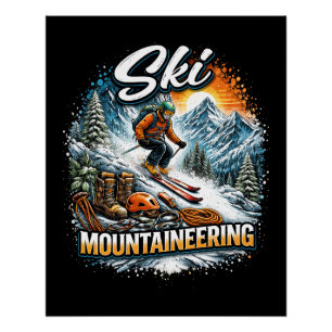 Póster Esquí de Montaña