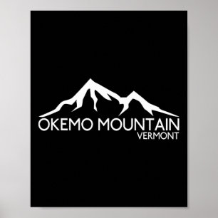 Póster Esquí de montaña Okemo Vermont
