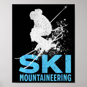 Póster Esquí de montañismo