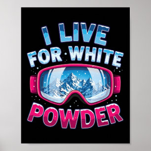 Póster Esquí de nieve Genial Esquiador de nieve Esquí Fre