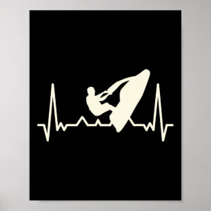 Póster Esquí en Jet Lover I Heartbeat Jet Skiing