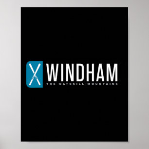 Póster Esquí en Montaña Windham 