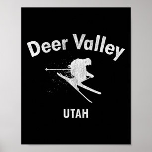 Póster Esquí en Tee Utah