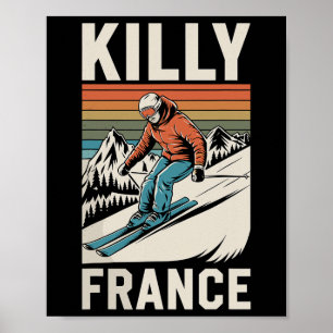 Póster Esquí Killy France
