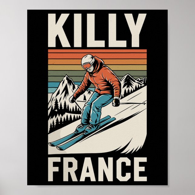 Póster Esquí Killy France (Frente)
