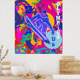 PÓSTER ESQUÍ OLÍMPICO