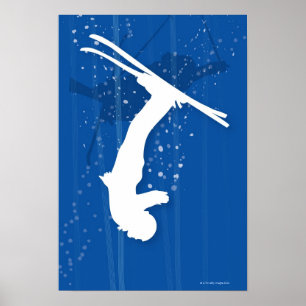Póster Esquiador de estilo libre