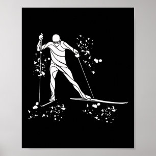 Póster Esquiador de fondo Nordic Xc Skiing _12
