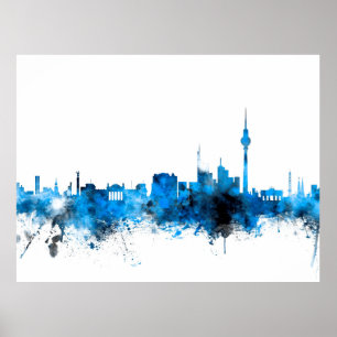 Póster Esquina Alemania de Berlín
