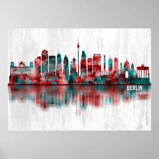 Póster Esquina Alemania de Berlín (Frente)