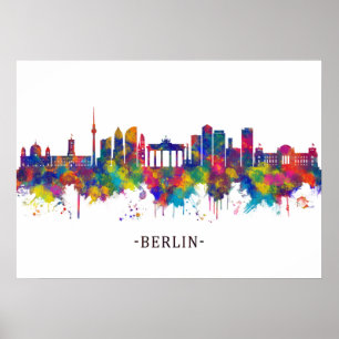 Póster Esquina Alemania de Berlín
