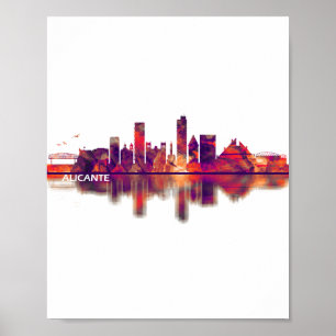 Póster Esquina de Alicante España