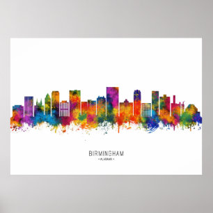 Póster Esquina de Birmingham Alabama