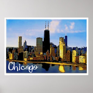 Póster Esquina de Chicago