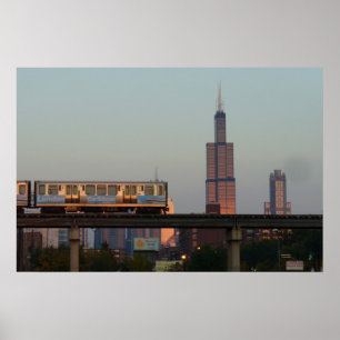 Póster Esquina de Chicago