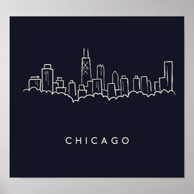 Póster Esquina de Chicago (Frente)