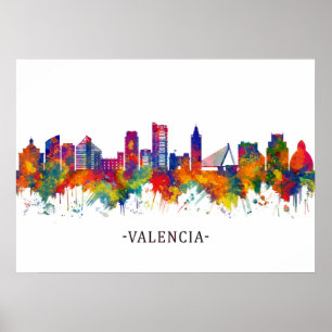 Póster Esquina de España de Valencia