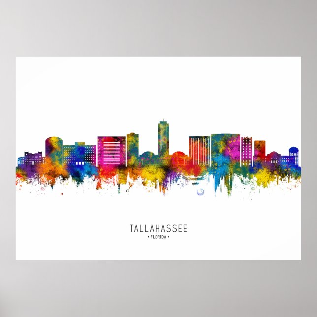 Póster Esquina de Florida Tallahassee (Frente)