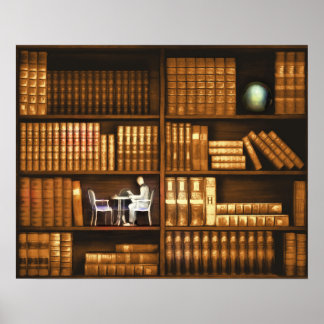 Póster Esquina de lectura