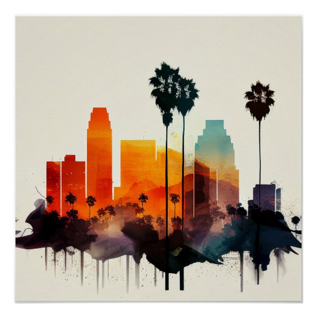 Póster Esquina de Los Ángeles (Anverso)